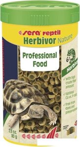 Сухой корм Sera reptil Professional Herbivor Nature 80 г