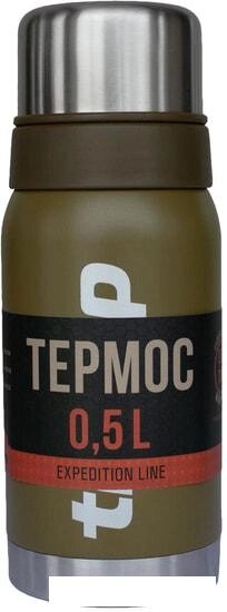 Термос TRAMP TRC-030 0.5л (оливковый) от компании Интернет-магазин marchenko - фото 1