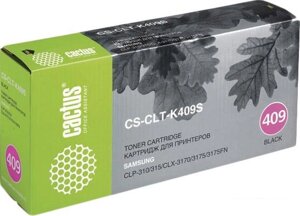 Тонер-картридж cactus CS-CLT-K409S (аналог samsung CLT-K409S)