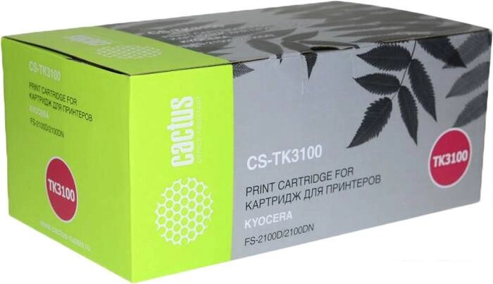Тонер-картридж CACTUS CS-TK3100 (аналог Kyocera TK-3100) от компании Интернет-магазин marchenko - фото 1