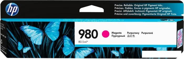 Тонер-картридж HP 980 Magenta Original Ink Cartridge (D8J08A) от компании Интернет-магазин marchenko - фото 1