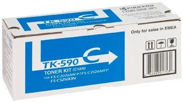 Тонер-картридж Kyocera TK-590C от компании Интернет-магазин marchenko - фото 1
