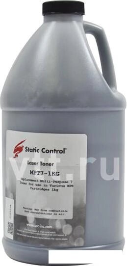 Тонер Static Control для HP LJ P1005/1006/1505 MPT7 1 кг от компании Интернет-магазин marchenko - фото 1