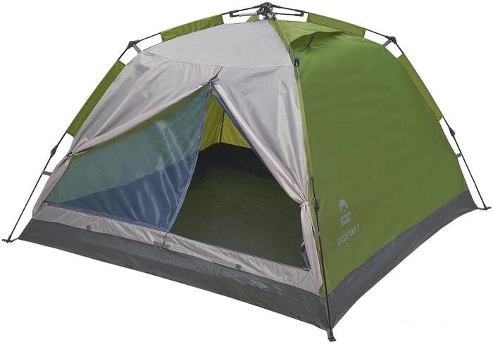Треккинговая палатка Jungle Camp Easy Tent 3 (зеленый/серый) от компании Интернет-магазин marchenko - фото 1