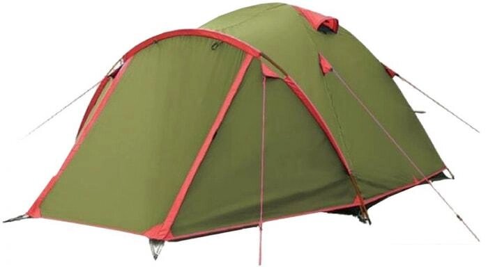 Треккинговая палатка TRAMP Camp 2 (зеленый) от компании Интернет-магазин marchenko - фото 1