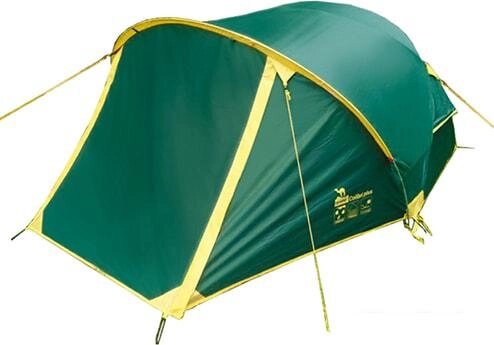 Треккинговая палатка TRAMP Colibri Plus 2 V2 (зеленый) от компании Интернет-магазин marchenko - фото 1