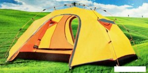Треккинговая палатка Zez SY-T018-CA (оранжевый)