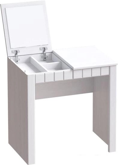 Туалетный столик с зеркалом Мебельград Прованс (бодега белая/платина премиум) от компании Интернет-магазин marchenko - фото 1
