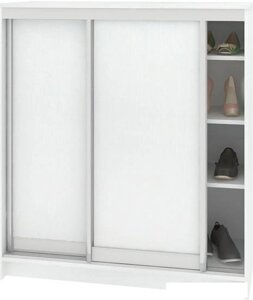 Тумба для обуви Кортекс-мебель Сенатор ШК41 Классика (белый)