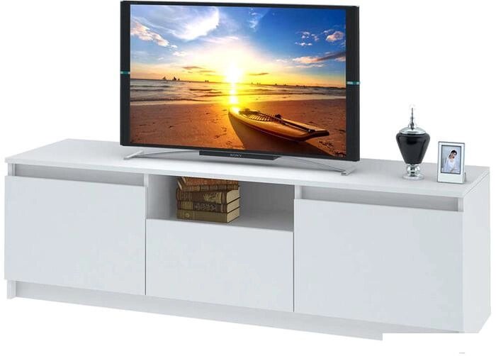 Тумба НК-Мебель Ларго ТВ (белый) от компании Интернет-магазин marchenko - фото 1