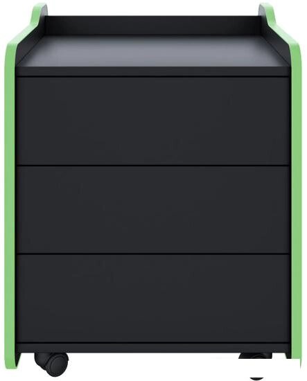 Тумба VMM Game Case 50 Black Green CS-2BKGN (черный/зеленый) от компании Интернет-магазин marchenko - фото 1