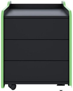 Тумба VMM Game Case 50 Black Green CS-2BKGN (черный/зеленый)