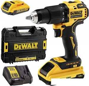Ударная дрель-шуруповерт DeWalt DCD709D2T (с 2-мя АКБ 2 Ah, кейс)