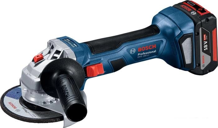 Угловая шлифмашина Bosch GWS 180-LI Professional 06019H90R0 (с 2-мя АКБ, кейс) от компании Интернет-магазин marchenko - фото 1