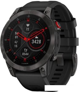 Умные часы Garmin Epix Sapphire Gen 2 (черный титан/черный)