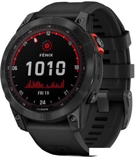 Умные часы Garmin Fenix 7X Solar 51 мм (сланцево-серый/черный) от компании Интернет-магазин marchenko - фото 1