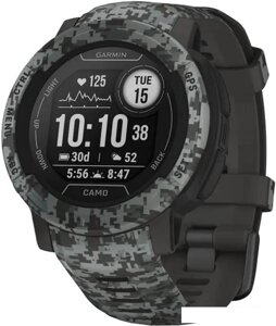 Умные часы Garmin Instinct 2 Camo Edition 45 мм (темно-серый камуфляж)