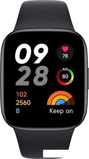 Умные часы Xiaomi Redmi Watch 3 Active (черный, международная версия) от компании Интернет-магазин marchenko - фото 1