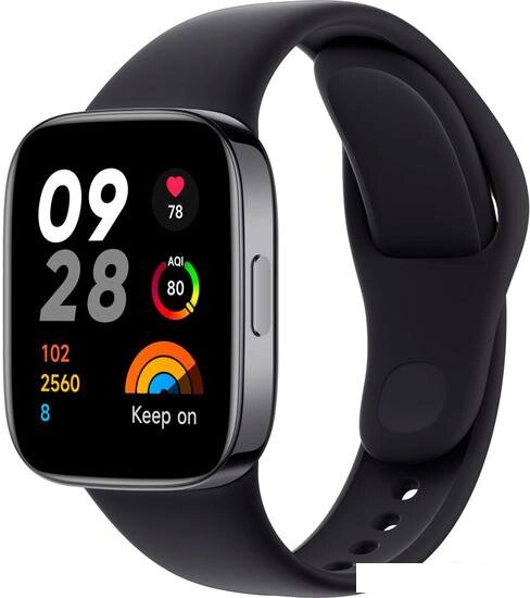 Умные часы Xiaomi Redmi Watch 3 (черный, международная версия) от компании Интернет-магазин marchenko - фото 1