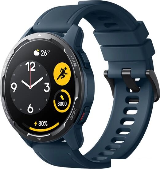 Умные часы Xiaomi Watch S1 Active (синий, международная версия) от компании Интернет-магазин marchenko - фото 1