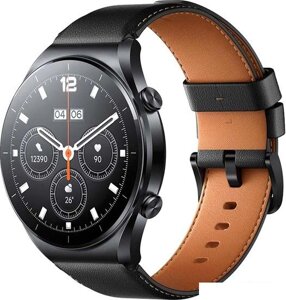 Умные часы Xiaomi Watch S1 (черный/черно-коричневый, международная версия)