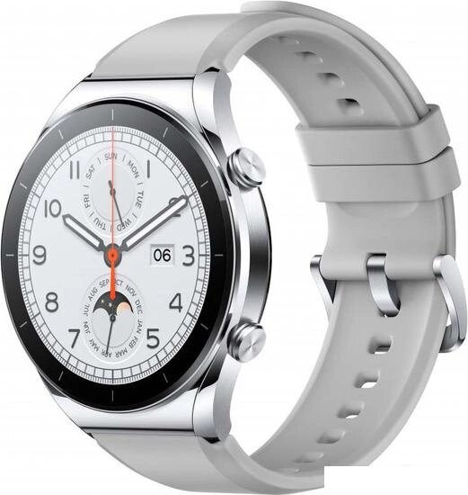 Умные часы Xiaomi Watch S1 (серебристый/серый, международная версия) от компании Интернет-магазин marchenko - фото 1