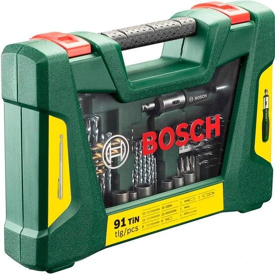 Универсальный набор инструментов Bosch V-Line Titanium 2607017195 91 предмет от компании Интернет-магазин marchenko - фото 1