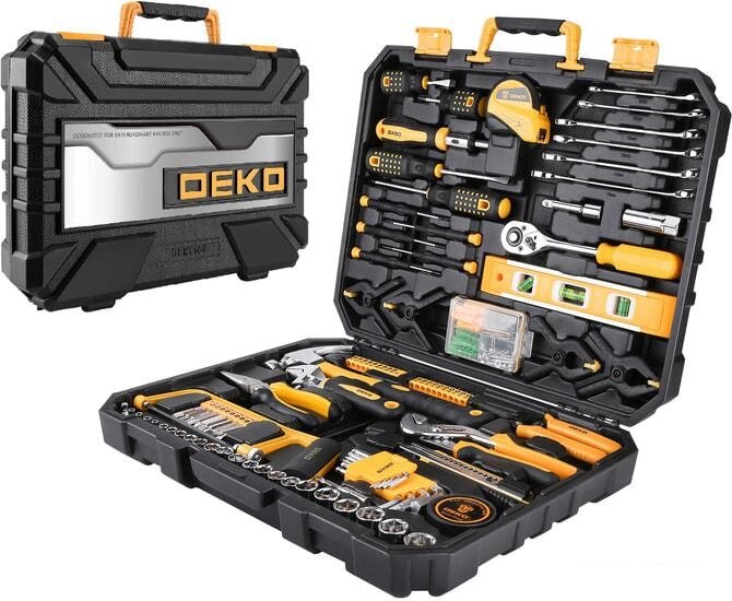 Универсальный набор инструментов Deko DKMT168 (168 предметов) от компании Интернет-магазин marchenko - фото 1