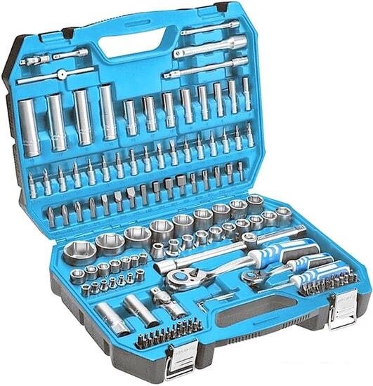 Универсальный набор инструментов Hogert Technik HT1R440 (144 предмета) от компании Интернет-магазин marchenko - фото 1