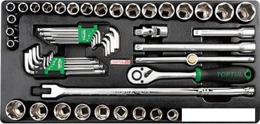 Универсальный набор инструментов Toptul GZC-5702 (57 предметов) от компании Интернет-магазин marchenko - фото 1