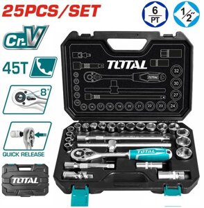 Универсальный набор инструментов Total THT121251 (25 предметов)