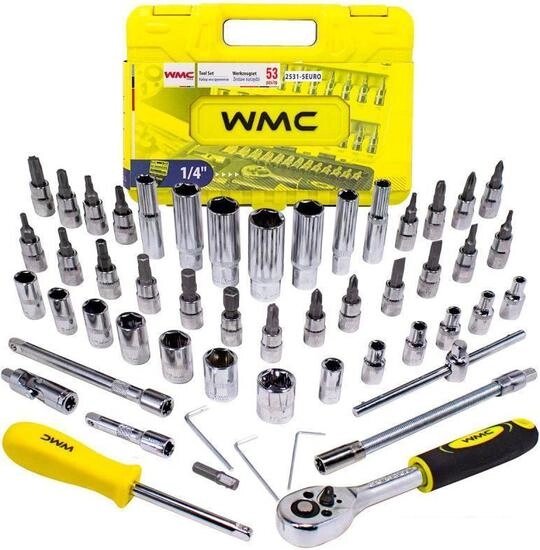 Универсальный набор инструментов WMC Tools WMC-2531-5 Euro (53 предмета) от компании Интернет-магазин marchenko - фото 1