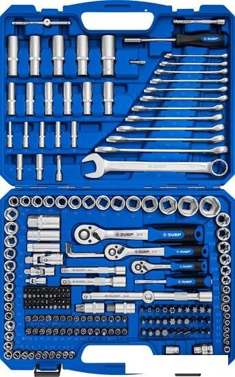 Универсальный набор инструментов Зубр 27674-H216 (216 предметов) от компании Интернет-магазин marchenko - фото 1