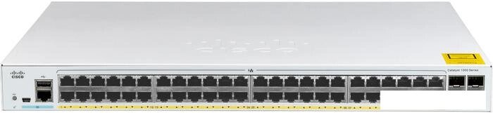 Управляемый коммутатор 2-го уровня Cisco Catalyst C1000-48T-4G-L от компании Интернет-магазин marchenko - фото 1