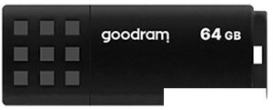 USB flash goodram UME3 64GB (черный)