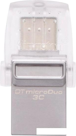 USB Flash Kingston DataTraveler microDuo 3C 128GB [DTDUO3C/128GB] от компании Интернет-магазин marchenko - фото 1