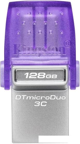 USB Flash Kingston DataTraveler MicroDuo 3C USB 3.2 Gen 1 128GB от компании Интернет-магазин marchenko - фото 1