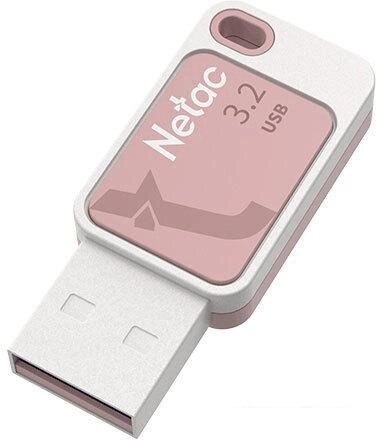 USB Flash Netac UA31 USB 3.2 64GB (розовый) от компании Интернет-магазин marchenko - фото 1