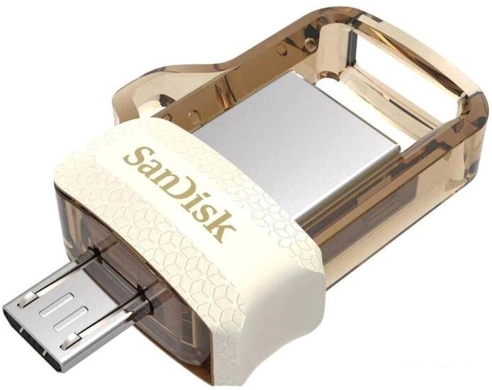 USB Flash SanDisk Ultra Dual M3.0 64GB (золотистый) от компании Интернет-магазин marchenko - фото 1