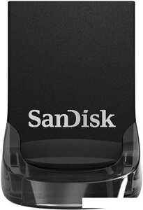 USB Flash SanDisk Ultra Fit USB 3.1 128GB (черный)