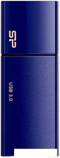 USB Flash Silicon-Power Blaze B05 Blue 64GB (SP064GBUF3B05V1D) от компании Интернет-магазин marchenko - фото 1