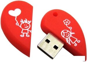 USB Flash Smart Buy Wild series Сердце 16GB (красный)