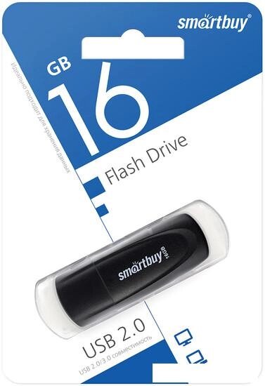 USB Flash SmartBuy Scout 16GB (черный) от компании Интернет-магазин marchenko - фото 1