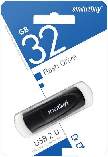 USB Flash SmartBuy Scout 32GB (черный) от компании Интернет-магазин marchenko - фото 1