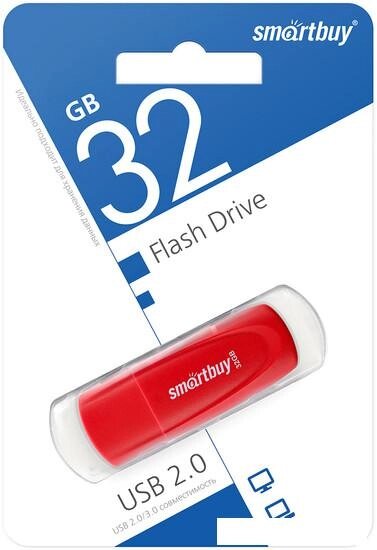USB Flash SmartBuy Scout 32GB (красный) от компании Интернет-магазин marchenko - фото 1