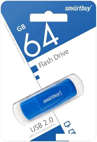 USB Flash SmartBuy Scout 64GB (синий) от компании Интернет-магазин marchenko - фото 1