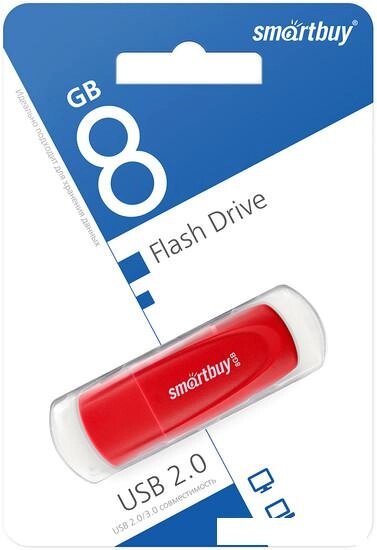 USB Flash SmartBuy Scout 8GB (красный) от компании Интернет-магазин marchenko - фото 1