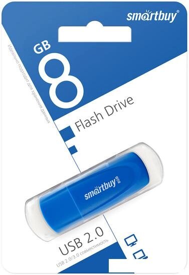 USB Flash SmartBuy Scout 8GB (синий) от компании Интернет-магазин marchenko - фото 1