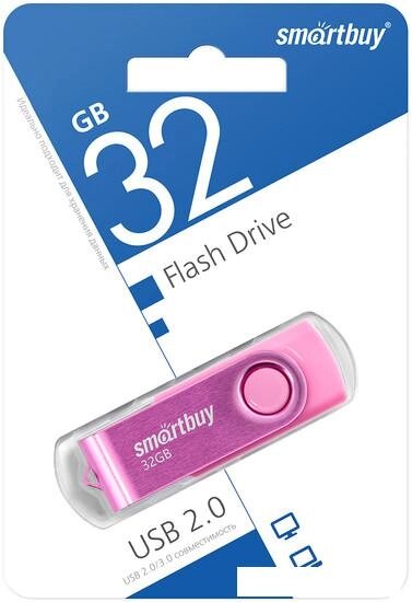 USB Flash SmartBuy Twist 32GB (розовый) от компании Интернет-магазин marchenko - фото 1