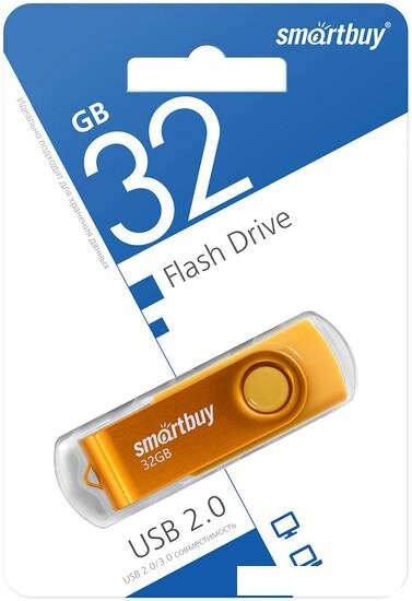 USB Flash SmartBuy Twist 32GB (желтый) от компании Интернет-магазин marchenko - фото 1